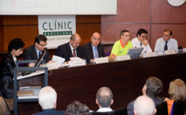 Moment de l'acte de presentació