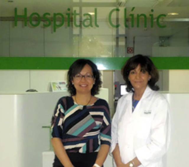La directora de l’ESCS, Esther Cabrera, y la adjunta a Dirección de Enfermería y responsable de formación, Laura San Cristóbal. Foto: TCM