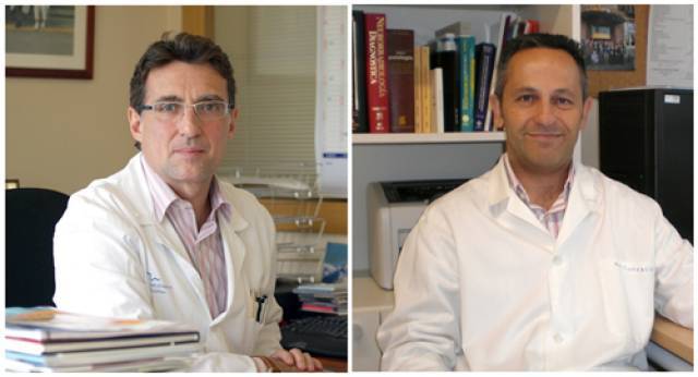 El Dr. Manuel Comabella y el Dr. Xavier Montalbán