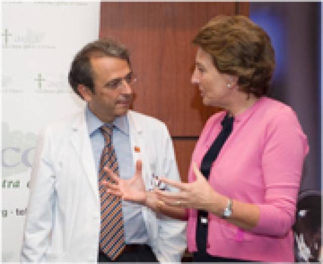 Josep Maria Llovet amb Isabel Oriol Díaz de Bustamante
