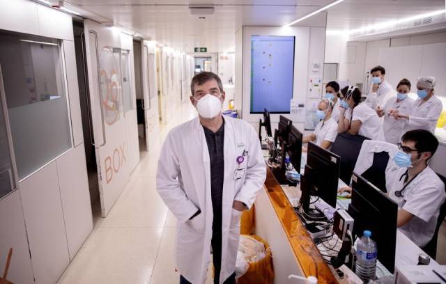 Miquel Sánchez, jefe de Urgencias del Clínic (Foto: Ana Jiménez)