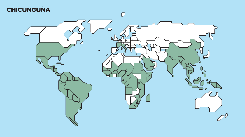 Mapa chikunguña