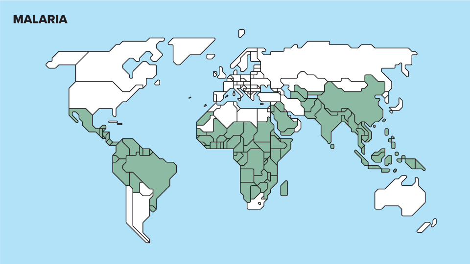 Mapa Malaria