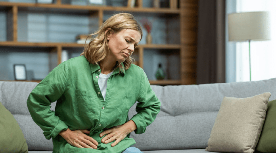 woman with menopause