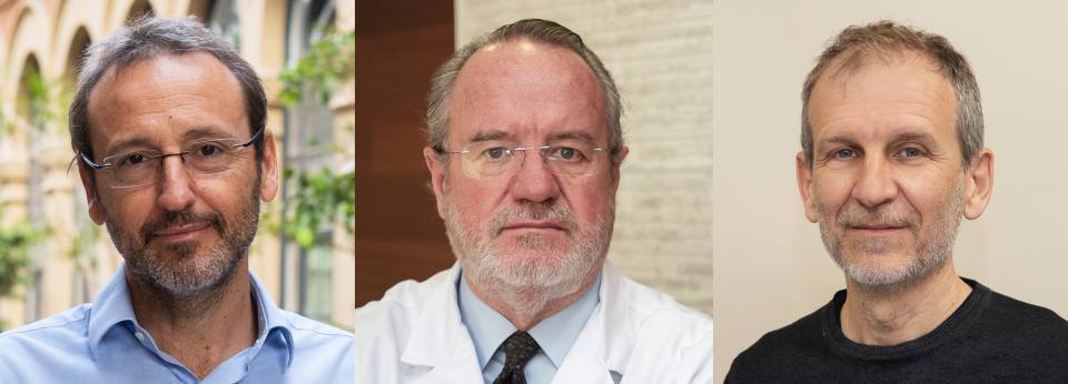 Drs. Eduard Gratacós, Antonio Alcaraz and Àlvar Agustí