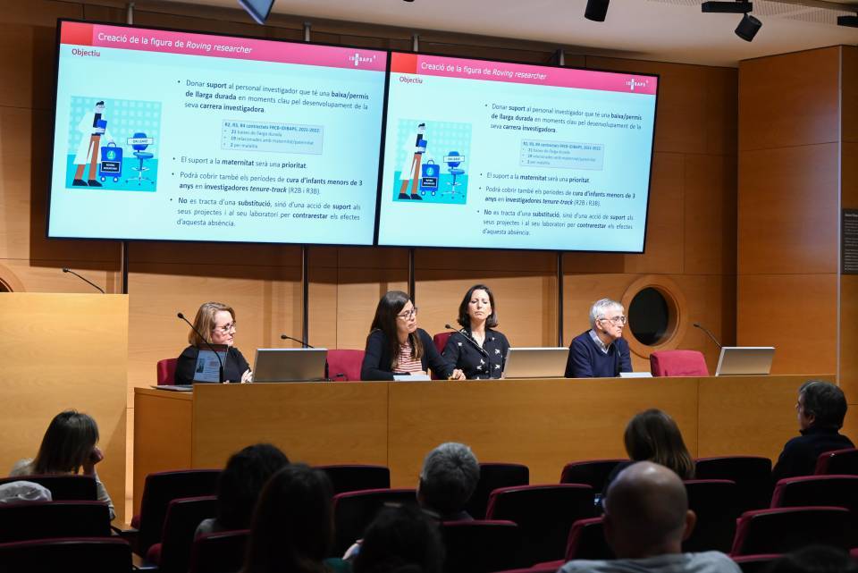 Image of the presentation of the Equality Plan