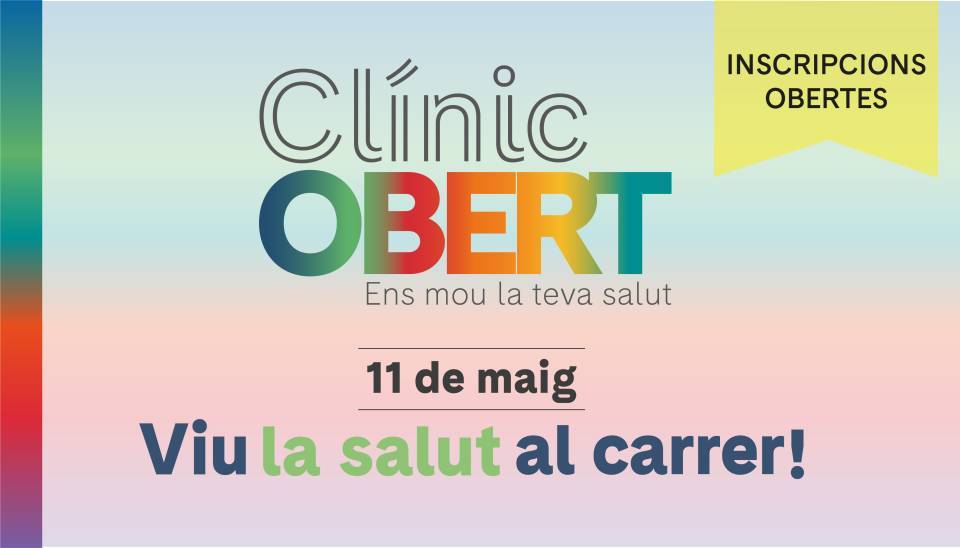 Obertes les inscripcions per a les activitats del Clínic Obert. T'hi esperem!