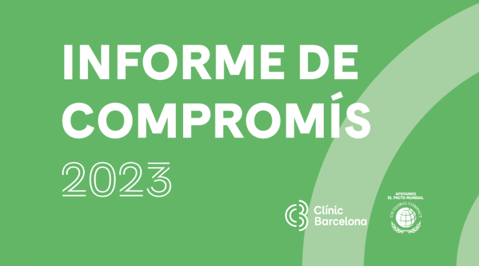 Primer Informe de compromís del Clínic Barcelona