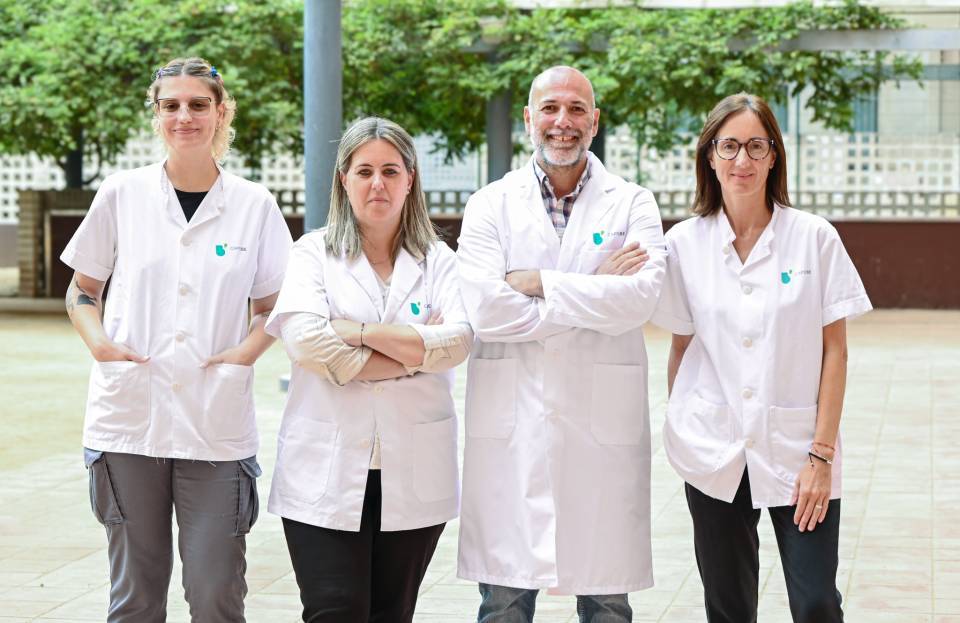 Researchers involved in the study: Àngela Fauró, Lorena Montero, Luis González, and Gemma Gomis.