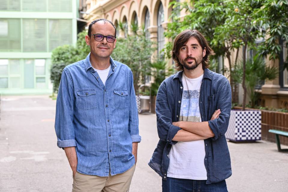 Els investigadors Albert Pol (a l'esquerra) i Albert Herms (a la dreta).