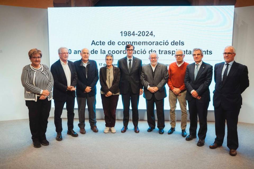 40 years transplants Catalonia