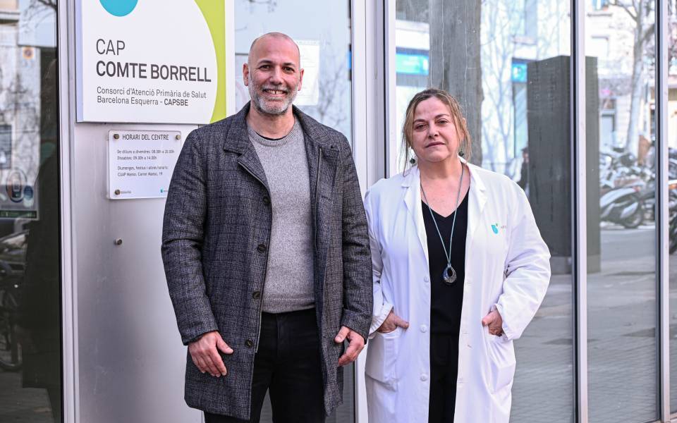 Luis González de Paz i Núria Sánchez-Ruano, investigadors de l’estudi.