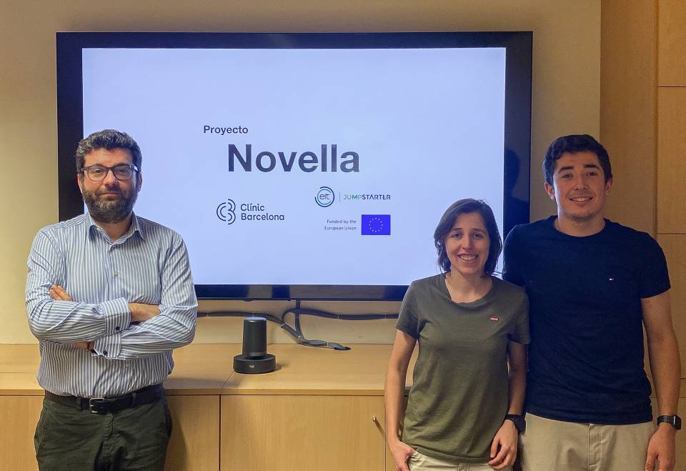 From left to right: Fabio Ausania, Carolina Gonzalez-Abós and Manuel Sanhueza.