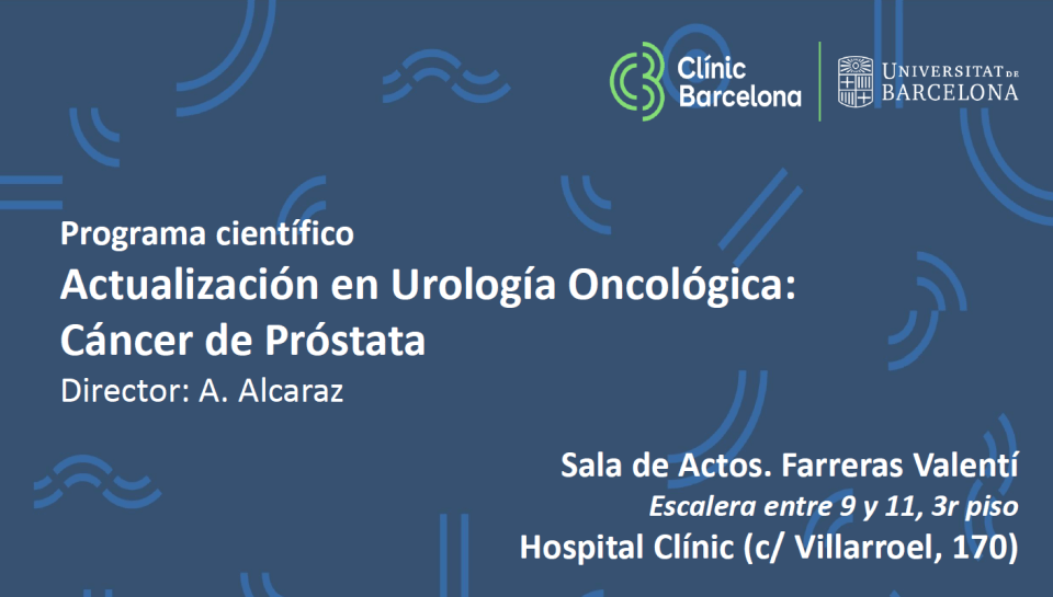 Actualització en Urologia Oncològica: Càncer de Pròstata