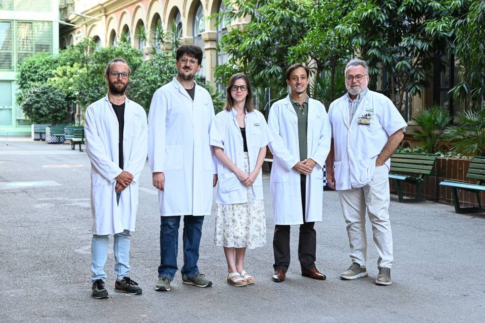 From left to right: Enric Vilajosana, Michele De Prisco, Lydia Fortea, Joaquim Raduà and Eduard Vieta.