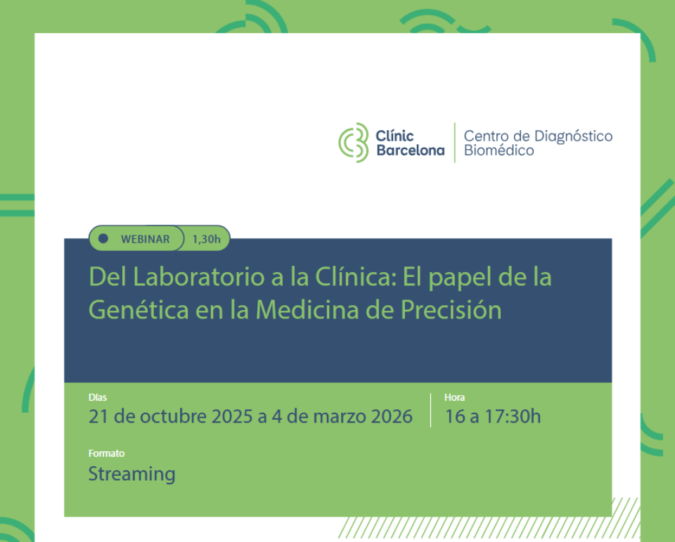 Del laboratori a la clínica: abordatge diagnòstic molecular