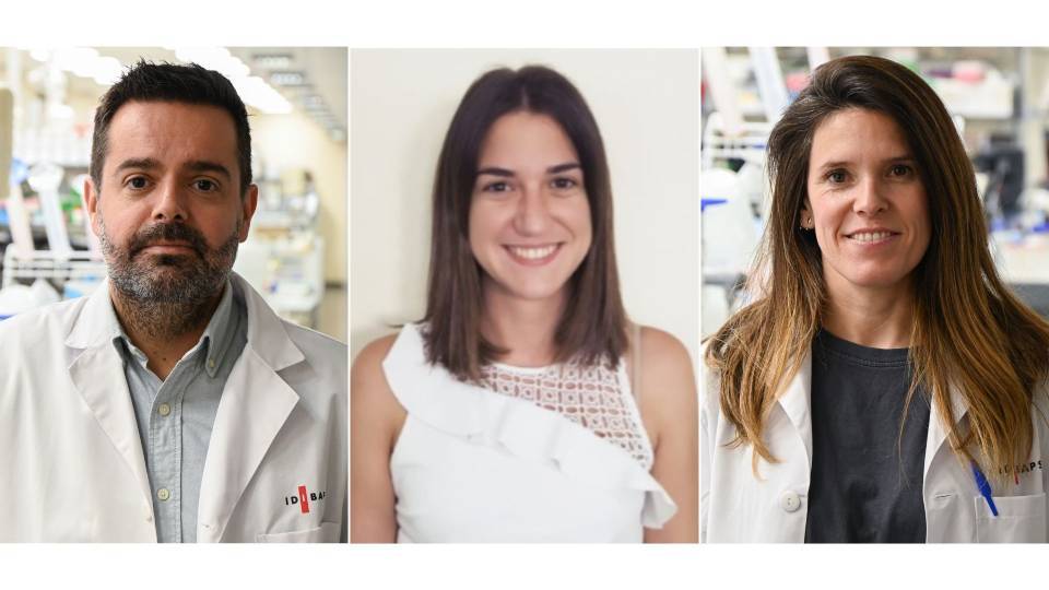 De izquierda a derecha: Jordi Gracia-Sancho, Laia Abad-Jordà y Anabel Fernández-Iglesias.