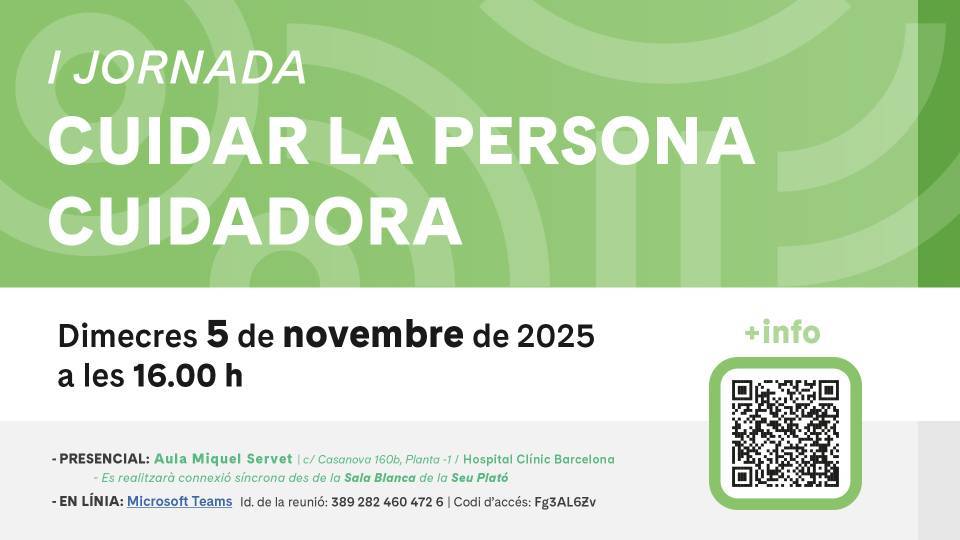 1a JORNADA CUIDAR LA PERSONA CUIDADORA