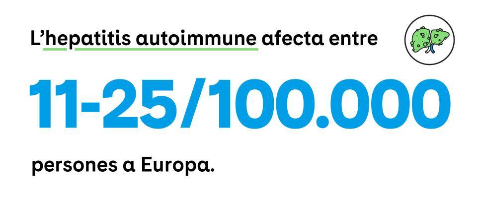 L'hepatitis autoimmune afecta entre 11-25 persones per cada 100.000 habitants a Europa.
