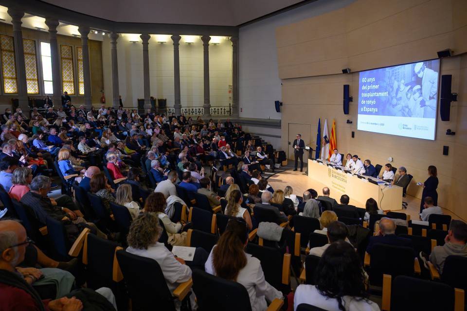 Trasplante riñon aniversario Clínic
