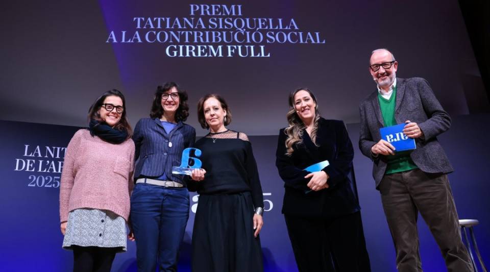 Entrega del Premio Tatiana Sisquella a "Girem Full!"