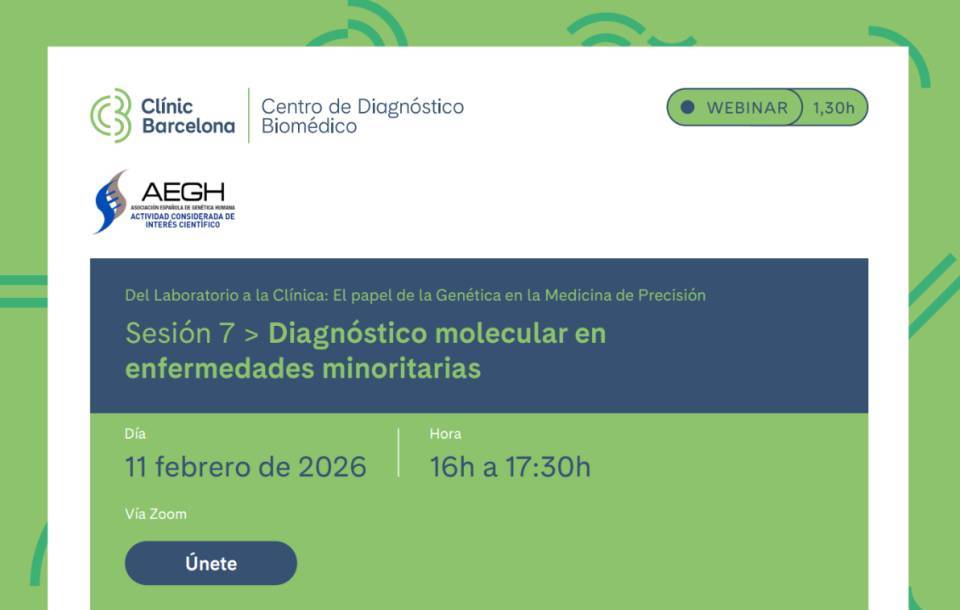Diagnóstico molecular en enfermedades minoritarias