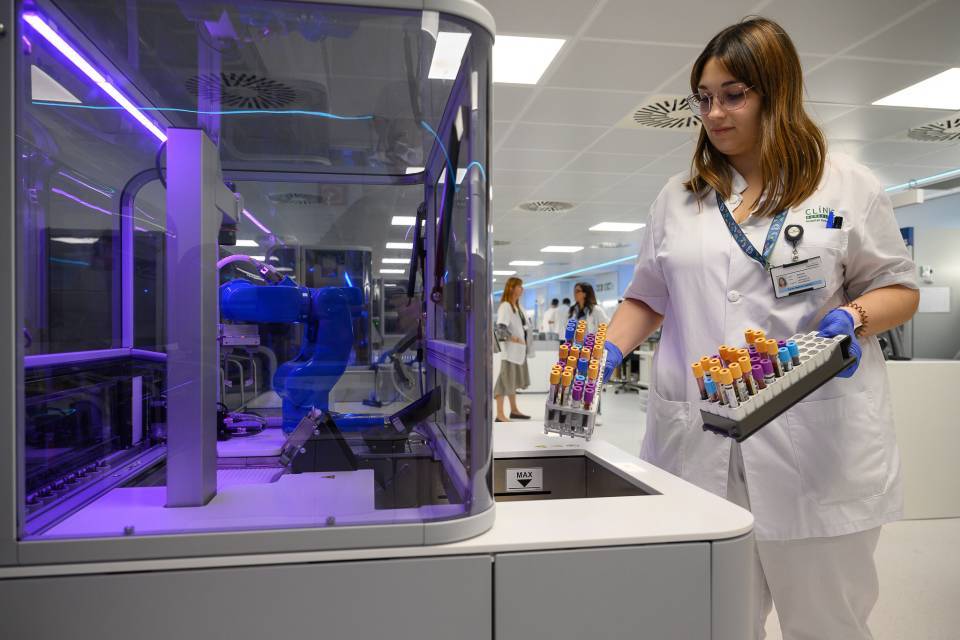 Visita al laboratorio CORE. El laboratorio automatizado más completo de Europa