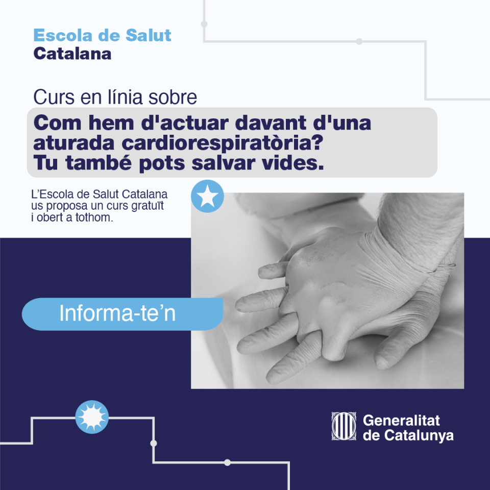 Curso en línea: Como debemos actuar ante una parada cardiorespiratoria? Tu también puedes salvar vidas - Ed.10