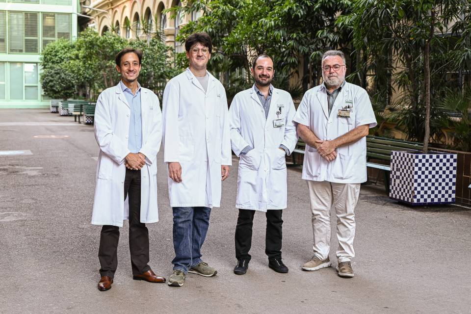 De izquierda a derecha: Joaquim Raduà, Michele De Prisco, Vincenzo Oliva y Eduard Vieta.