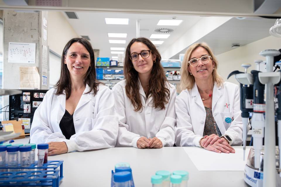 From left to right: Sònia Guedan, Maria Ros and Patricia Pérez-Galán.