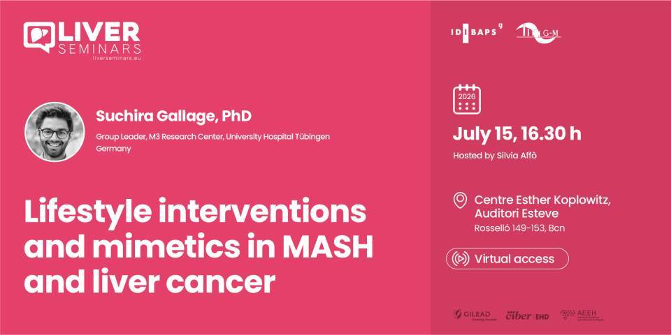 LIVER SEMINARS: Lifestyle interventions and mimetics in MASH and liver cancer