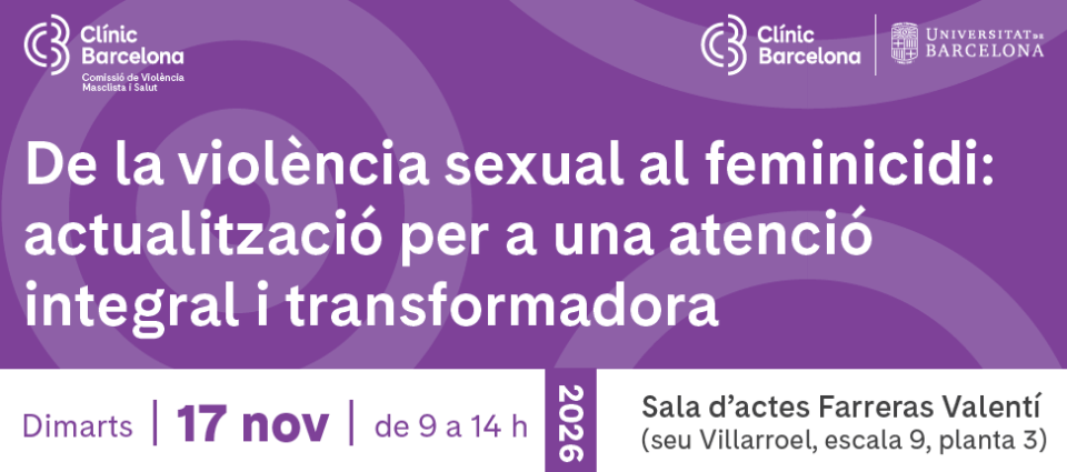 De la violència sexual al feminicidi: actualització per a una atenció integral i transformadora
