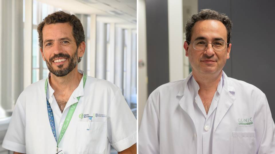 A l’esquerra, Francesc Balaguer; a la dreta, Manel Juan.