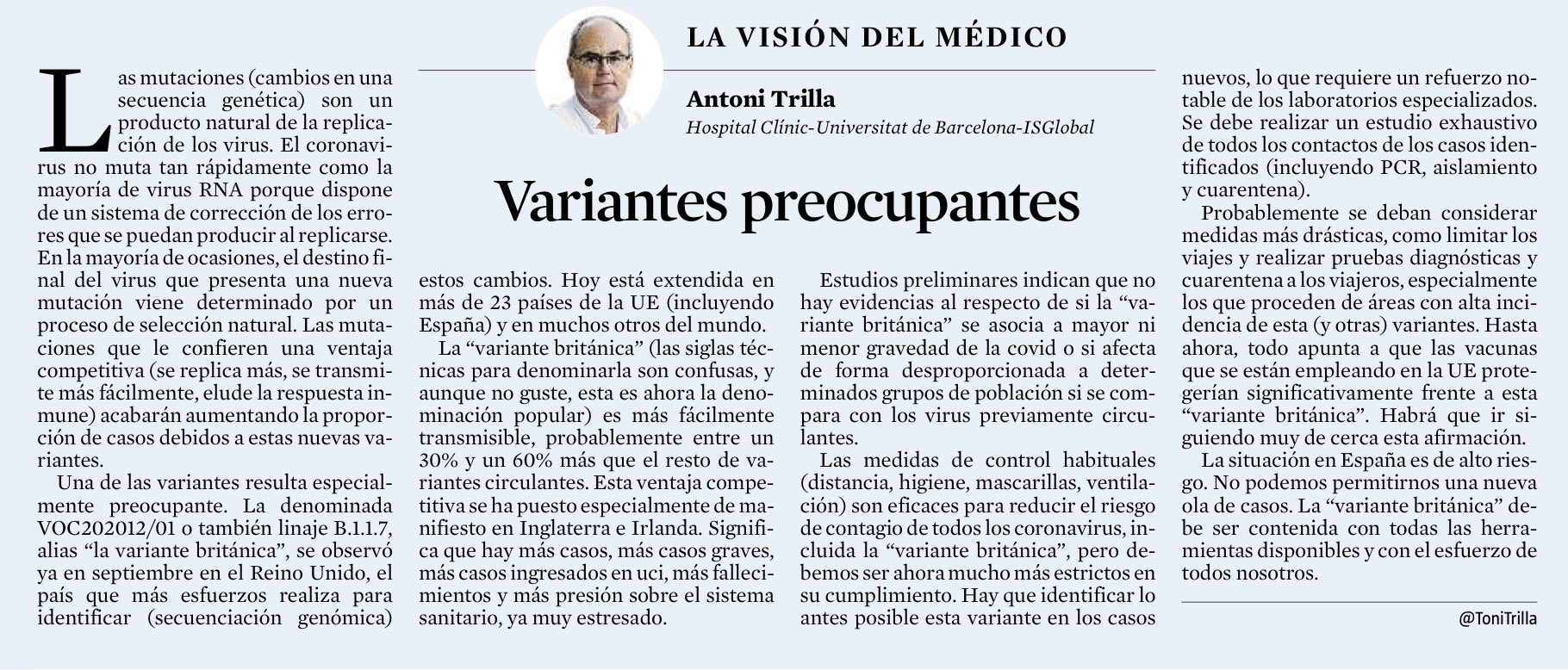 Última hora sobre la COVID19 Información actualizada y consejos