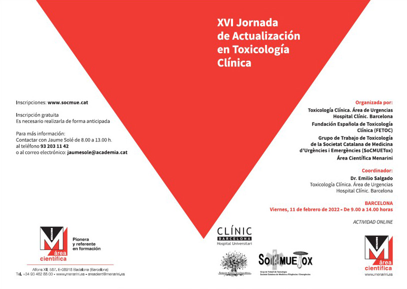 Jornada Actualización en Toxicología Clínica