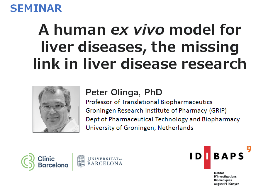 Seminar: A human ex vivo model for liver diseases, the missing link in ...