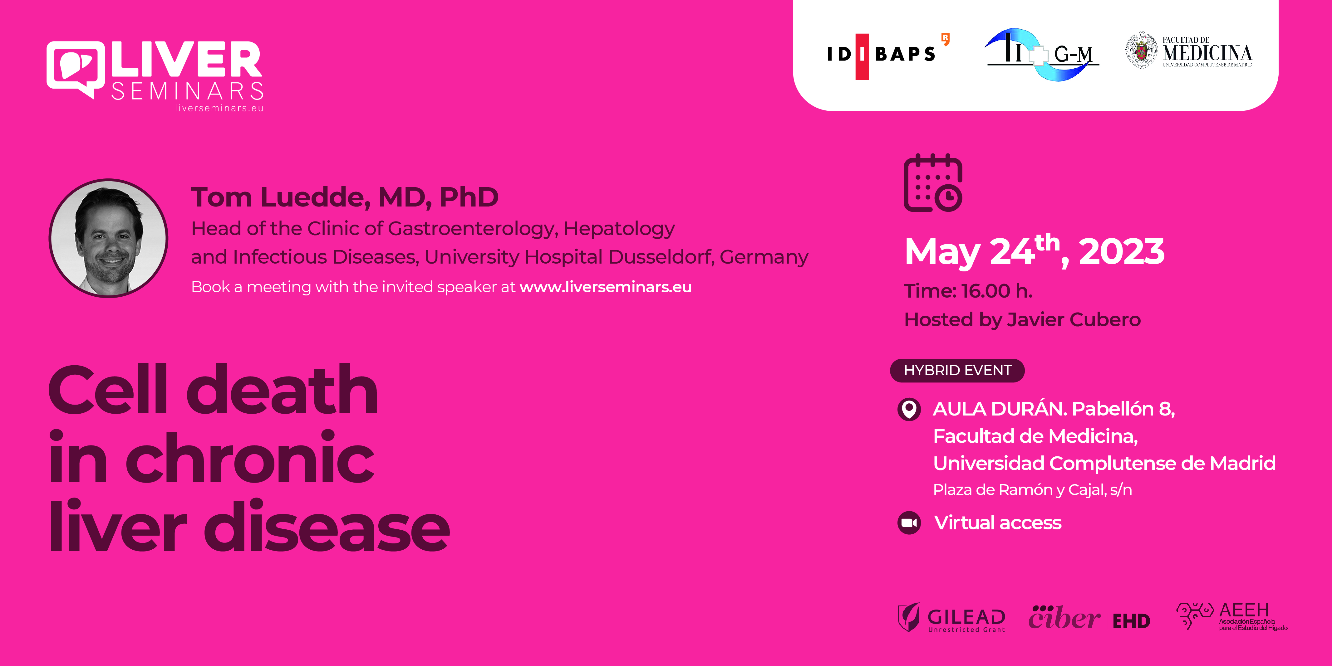 IDIBAPS Liver Seminar Cell death in chronic liver disease