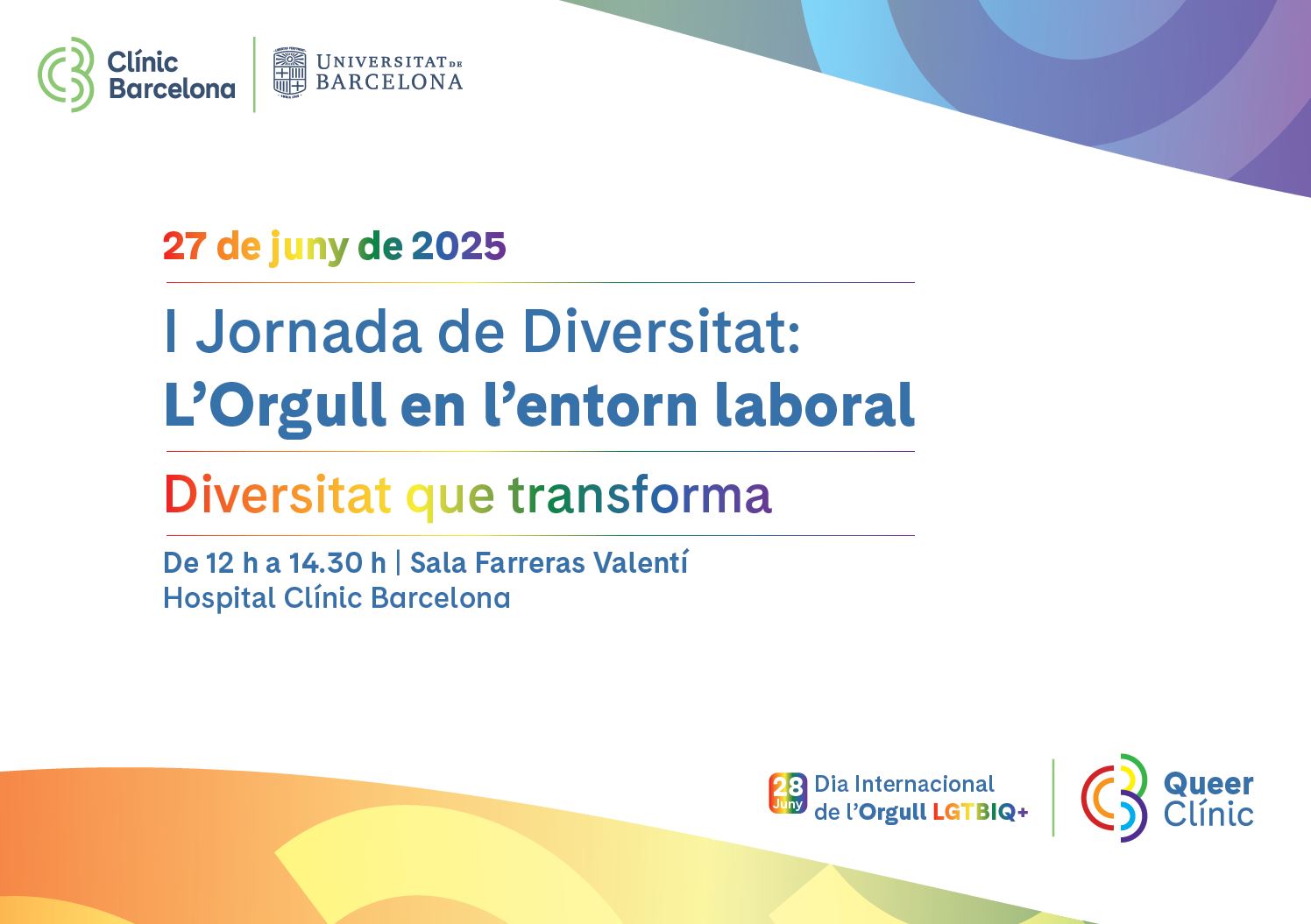 I Jornada de Diversidad: El Orgullo en el entorno laboral