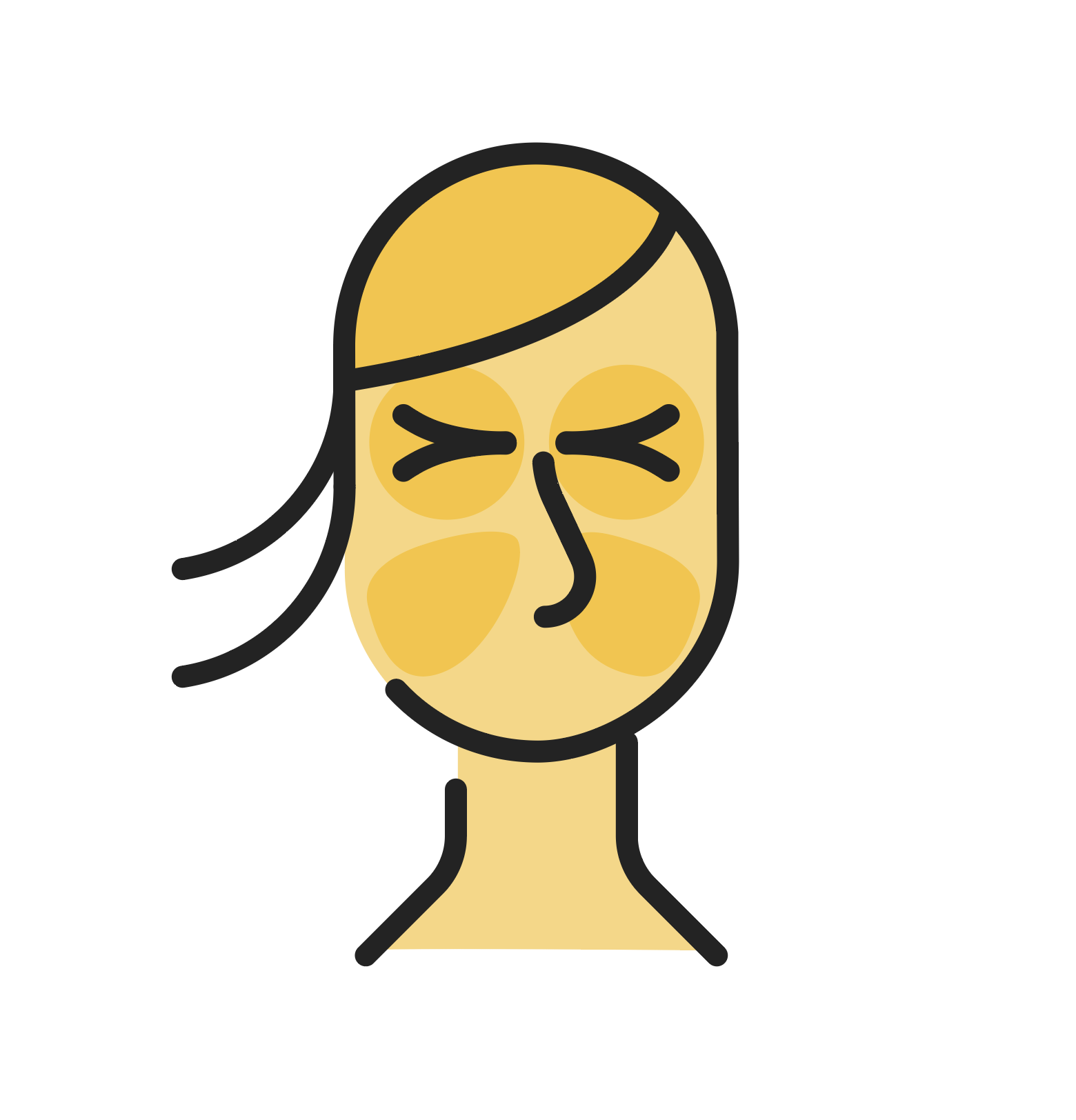 Persona con la piel amarilla debido a problemas en el hígado