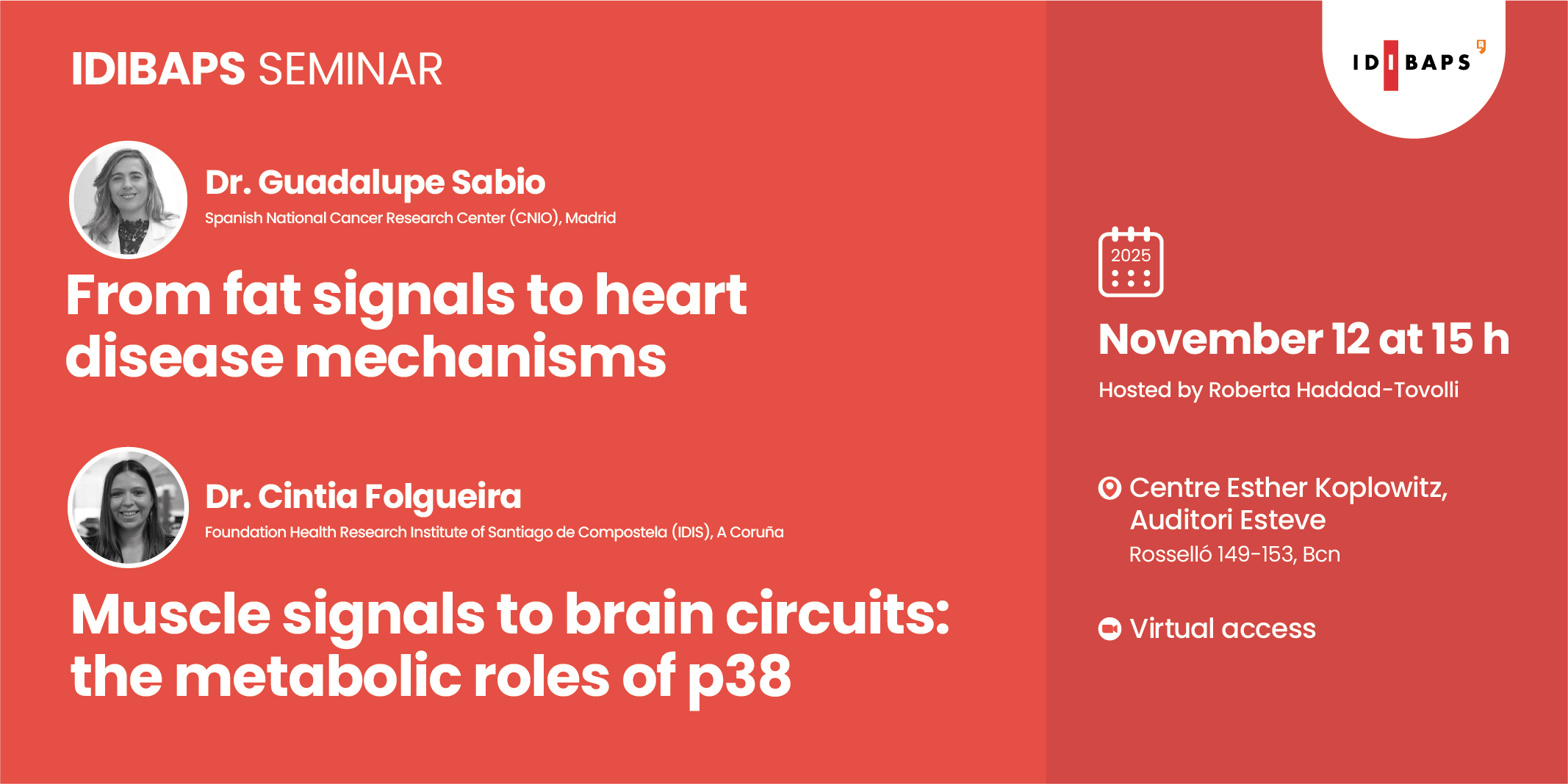Fat Signal IDIBAPS SEMINAR: